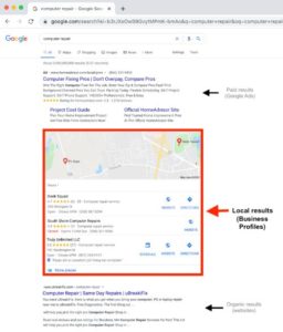 Google My Business Screenshot