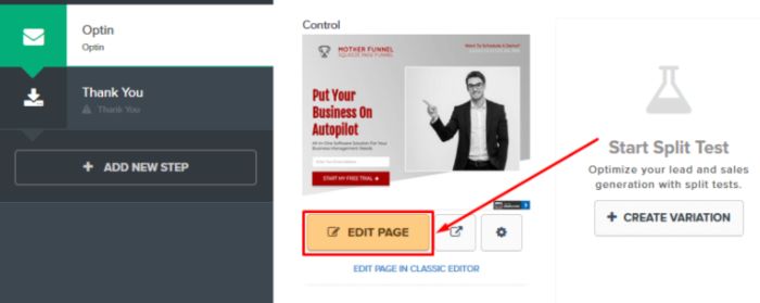 clickfunnels-edit-page