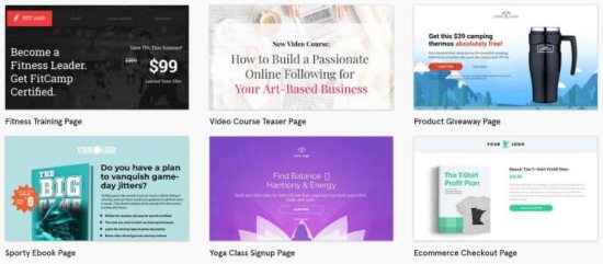 Leadpages templates