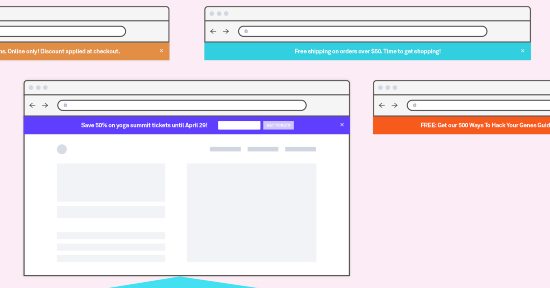 Leadpages alert bars